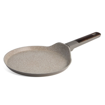 Сковорода блинная с антипригарным покрытием pfluon marble, 24*4,3 см AGNESS 902-117