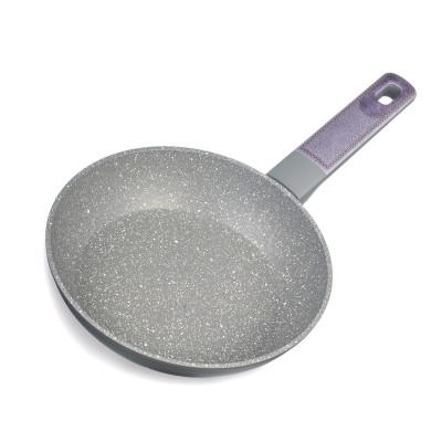 Сковорода с антипригарным покрытием pfluon marble, 20*4,5 см AGNESS 902-120-6