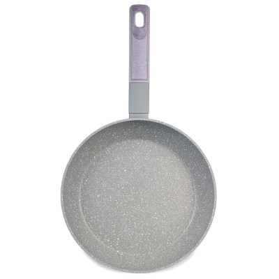 Сковорода с антипригарным покрытием pfluon marble, 24*4,8 см AGNESS 902-121-1