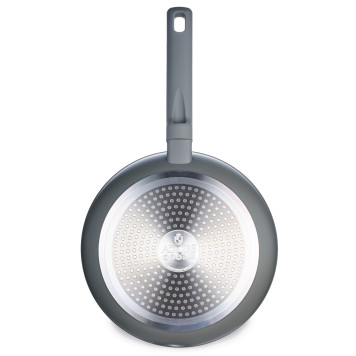 Сковорода с антипригарным покрытием pfluon marble, 24*4,8 см AGNESS 902-121-2