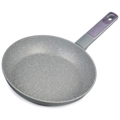 Сковорода с антипригарным покрытием pfluon marble, 24*4,8 см AGNESS 902-121-7