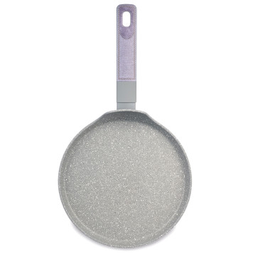 Сковорода блинная с антипригарным покрытием pfluon marble, 22*4,3 см AGNESS 902-124-1