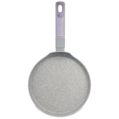 Сковорода блинная с антипригарным покрытием pfluon marble, 22*4,3 см AGNESS 902-124-2