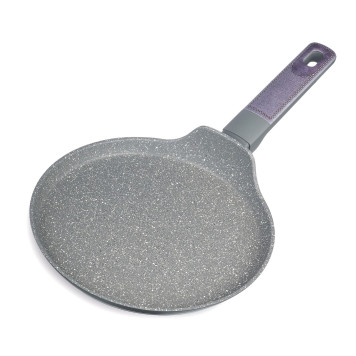 Сковорода блинная с антипригарным покрытием pfluon marble, 22*4,3 см AGNESS 902-124-4