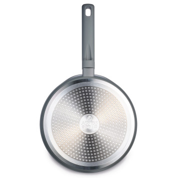 Сковорода блинная с антипригарным покрытием pfluon marble, 24*4,3 см AGNESS 902-125-2