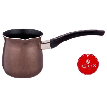 Турка "ШОКОЛАД" с антипригарным покрытием 450 мл без упаковки (кор=36шт.) AGNESS 906-245