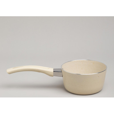 Ковшик антип. покр. ручка soft touch и стекл. крышкой 600 мл 12*6 см AGNESS 906-258-1