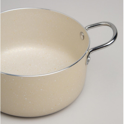 Кастрюля с антип. покр. и стекл. крышкой 1350 мл, 16*8 см AGNESS 906-261-4