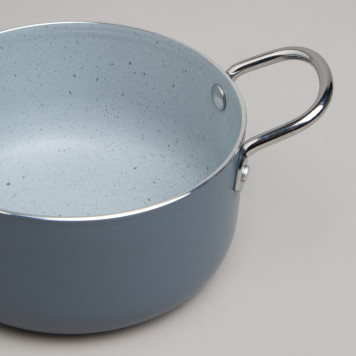 Кастрюля с антип. покр. и стекл. крышкой 950 мл, 14*7 см AGNESS 906-262-4