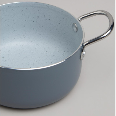 Кастрюля с антип. покр. и стекл. крышкой 950 мл, 14*7 см AGNESS 906-262-4