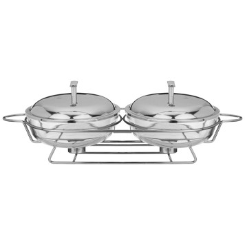 Мармит двойной 2,0л/2,0л 54*31*18 см AGNESS 907-215-3