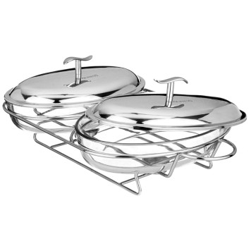 Мармит двойной 2,0л/2,0л 54*31*18 см AGNESS 907-215-4