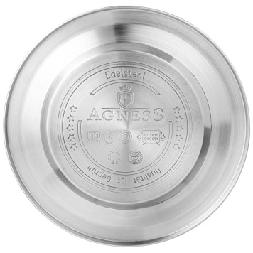 Чайник со свистком 2,5 л, black, индукцион. дно AGNESS 907-251-2