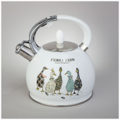 Чайник со свистком, 3л, индукцион. капсул. дно AGNESS 907-264