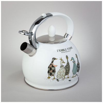 Чайник со свистком, 3л, индукцион. капсул. дно AGNESS 907-264-1