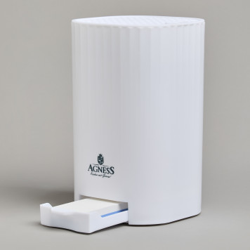 Подставка для ножей с точильным камнем 13,6*14,6*23 см AGNESS 907-320-1