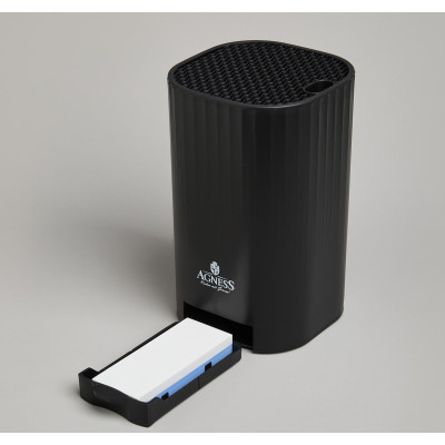 Подставка для ножей с точильным камнем 13,6*14,6*23 см AGNESS 907-321-2