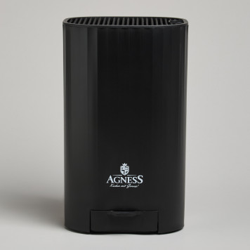 Подставка для ножей с точильным камнем 13,6*14,6*23 см AGNESS 907-321-3