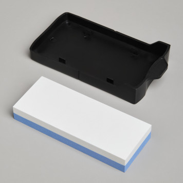 Подставка для ножей с точильным камнем 13,6*14,6*23 см AGNESS 907-321-5