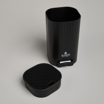 Подставка для ножей с точильным камнем 13,6*14,6*23 см AGNESS 907-321-6