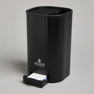 Подставка для ножей с точильным камнем 13,6*14,6*23 см AGNESS 907-323-1