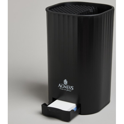 Подставка для ножей с точильным камнем 13,6*14,6*23 см AGNESS 907-323-1