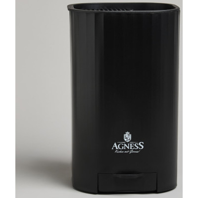 Подставка для ножей с точильным камнем 13,6*14,6*23 см AGNESS 907-323-3