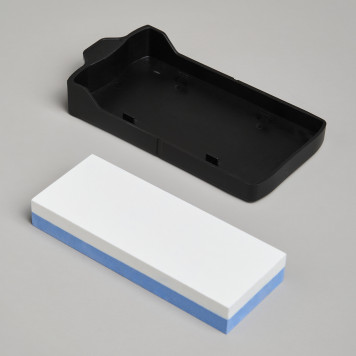 Подставка для ножей с точильным камнем 13,6*14,6*23 см AGNESS 907-323-8