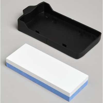 Подставка для ножей с точильным камнем 13,6*14,6*23 см AGNESS 907-323-8