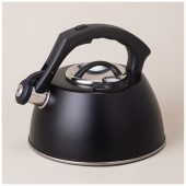 Чайник со свистком, серия тюдор, 2, 8л термоаккумулирующее дно, индукция, встроенный термометр AGNESS 908-065