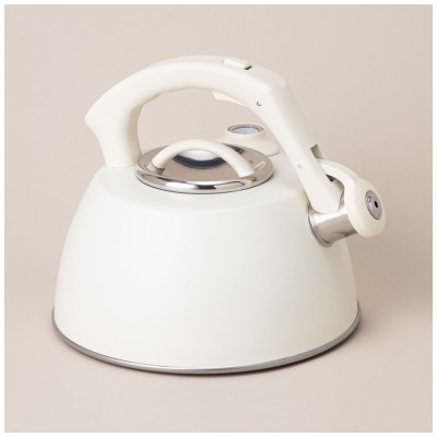 Чайник со свистком, серия тюдор, 2, 8л термоаккумулирующее дно, индукция, встроенный термометр AGNESS 908-066-2