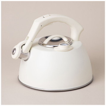 Чайник со свистком, серия тюдор, 2, 8л термоаккумулирующее дно, индукция, встроенный термометр AGNESS 908-066