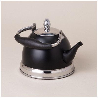 Чайник с фильтром, 1,0 л c индукцион. капсульным дном и складывающейся ручкой AGNESS 908-077-2