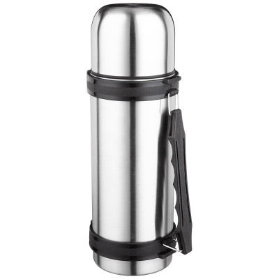 Термос универсальный 1000 мл крышка-чашка, винтовая пробка, узкое горло, колба нжс AGNESS 910-047