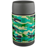 Термос с широким горлом 1000 мл.колба нерж.сталь (кор=12шт.) AGNESS 910-094