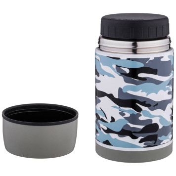 Термос с широким горлом 1000 мл.колба нерж.сталь (кор=12шт.) AGNESS 910-098-1