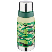 Термос с узким горлом и 2-мя крышками-чашками, 600мл, колба нжс (кор=12шт.) AGNESS 910-099