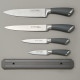 Набор ножей 5 пр.с магнитным держателем и ручкой из нерж.стали AGNESS 911-048