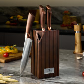 Набор ножей на пластиковой подставке, 6 предметов AGNESS 911-486