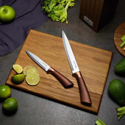 Набор ножей на пластиковой подставке, 6 предметов AGNESS 911-486-4