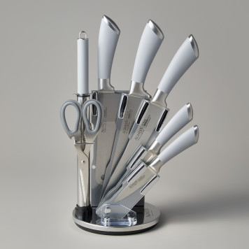 Набор ножей нжс на пластиковой вращающейся подставке 8 пр. AGNESS 911-499-2