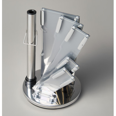 Набор ножей нжс на пластиковой вращающейся подставке 8 пр. AGNESS 911-499-5