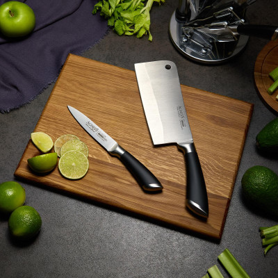 Набор ножей нжс на пластиковой вращающейся подставке 8 пр. (кор=6набор.) AGNESS 911-500-4