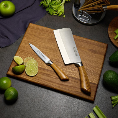 Набор ножей с ножницами и мусатом на пластиковой подставке, 8 предметов (кор=6набор.) AGNESS 911-640-4