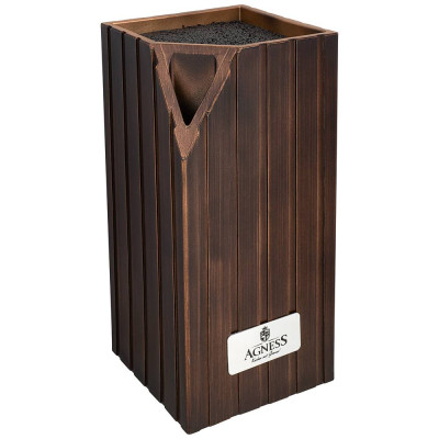 Подставка для ножей "BEST" универсальная, 12x12x23 см AGNESS 911-690