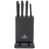 Набор ножей с ножницами и мусатом на пластиковой подставке, 8 предметов AGNESS 911-741