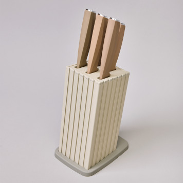 Набор ножей на пластиковой подставке, 6 предметов AGNESS 911-746