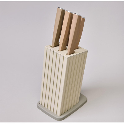 Набор ножей на пластиковой подставке, 6 предметов AGNESS 911-746