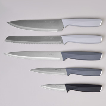 Набор ножей на пластиковой подставке, 6 предметов AGNESS 911-747-1