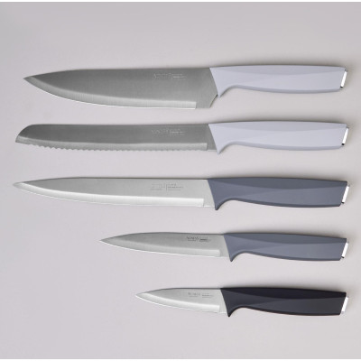 Набор ножей на пластиковой подставке, 6 предметов AGNESS 911-747-1